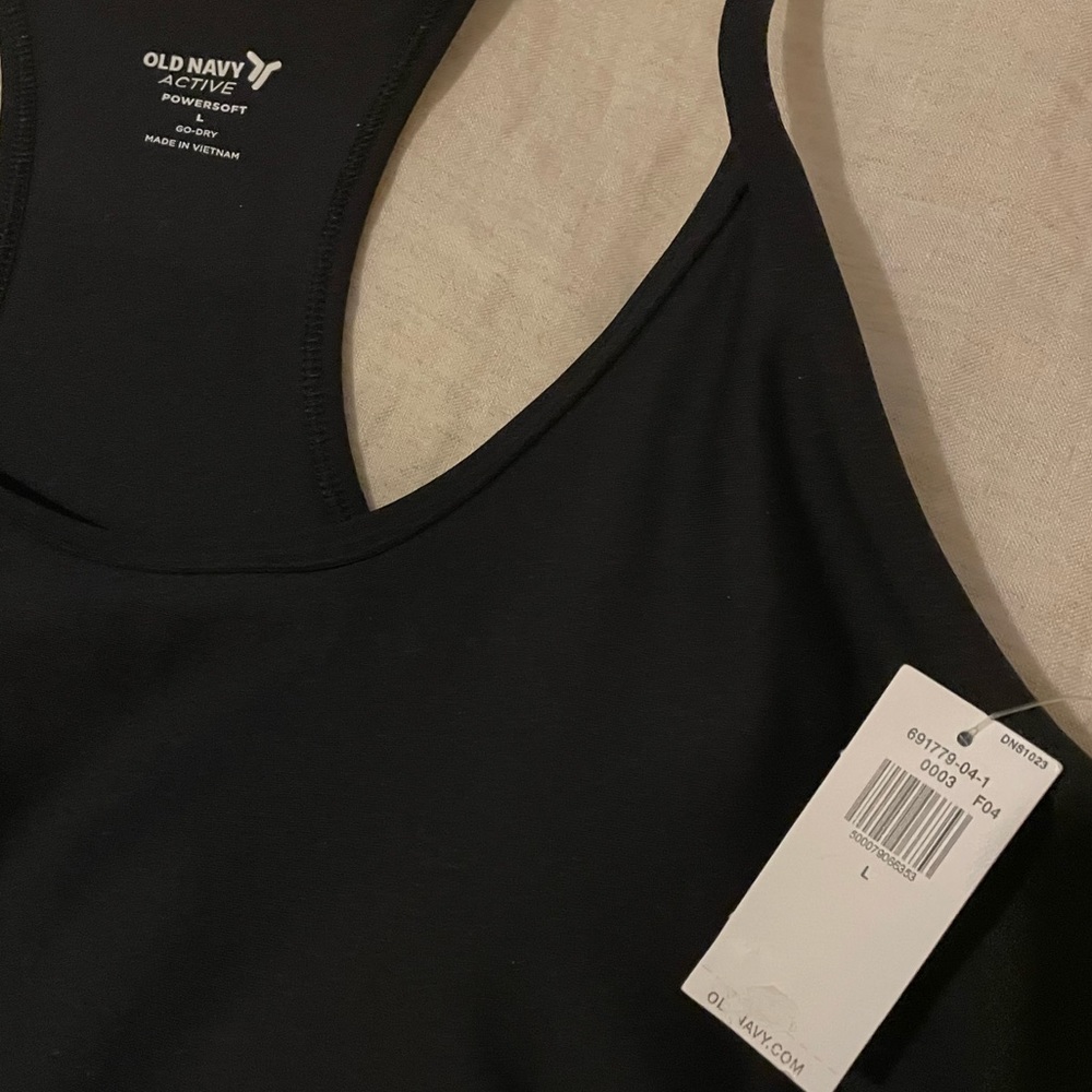 Old Navy Sleeveless PowerSoft Performance Racer-Back Mini Swing Dress. Size L.